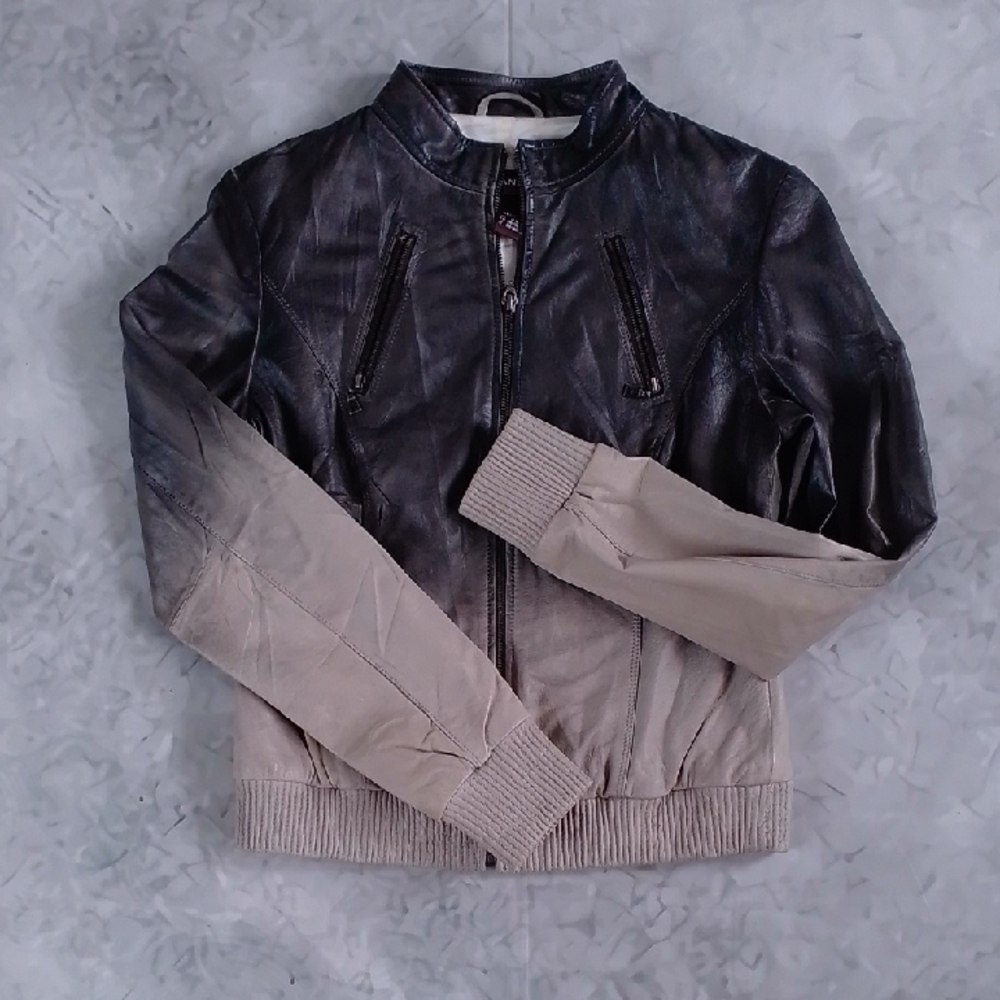 DANIER Gradient Black and Grey Women's Jacket - Picture 8 of 12